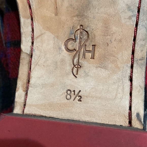 Cole Haan red plaid Oxford shoes - Picture 4 of 6